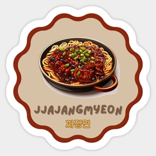Jjajangmyeon | Korean cuisine | Traditional Food Sticker